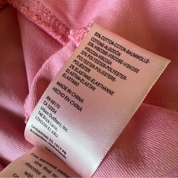 New Free People Venice Beach Flare Pink Jeans Sz 26 - Picture 10 of 11